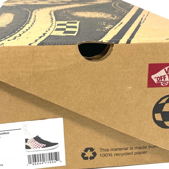 💖MEGA SALE💖VANS The Lizzie   Checkerboard Multi Men’s  Canvas  VN0A4BX1BML - Picture 10 of 11